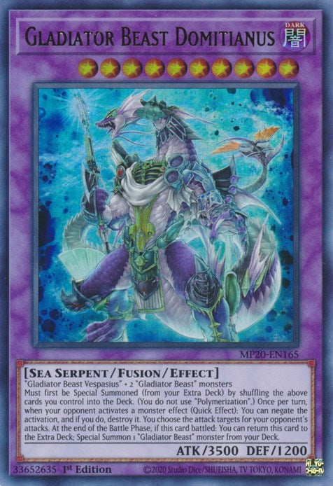 Gladiator Beast Domitianus (MP20-EN165) [MP20]