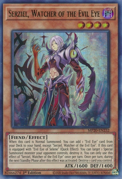 Serziel Watcher of the Evil Eye (MP20-EN232) [MP20]