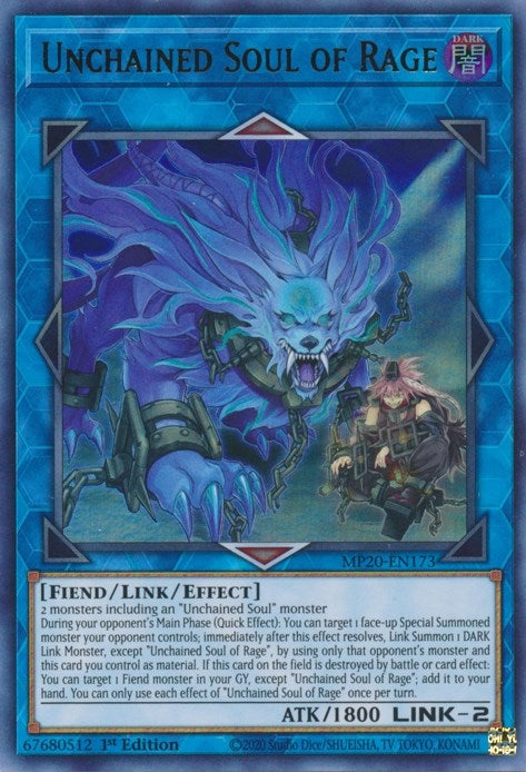 Unchained Soul of Rage (MP20-EN173) [MP20]