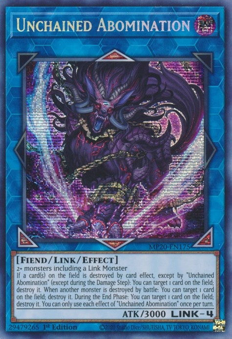 Unchained Abomination (MP20-EN175) [MP20]