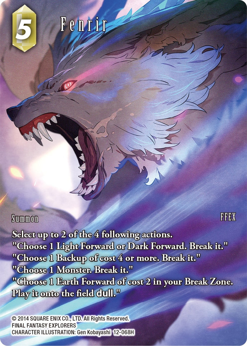 Fenrir Full Art (12-068H) [OP12]