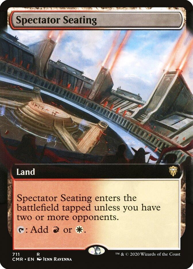 Spectator Seating Extended Art (711) [CMR]