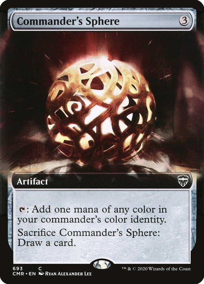 Commanders Sphere Extended Art (693) [CMR]