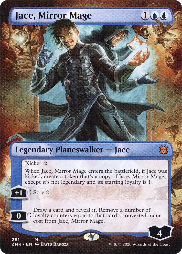 Jace Mirror Mage Borderless (281) [ZNR]