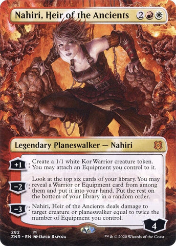 Nahiri Heir of the Ancients Borderless (282) [ZNR]