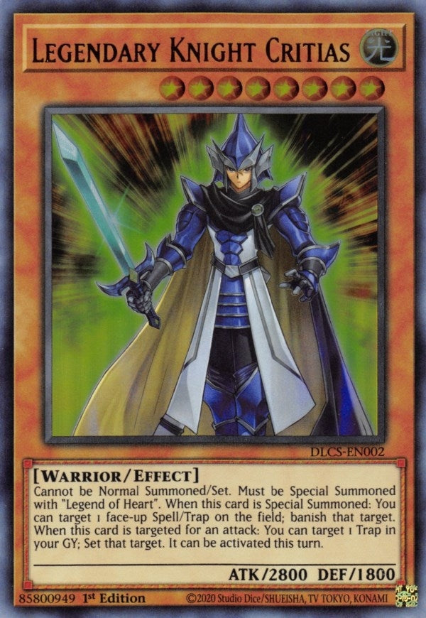 Legendary Knight Critias (DLCS-EN002) [DLCS]