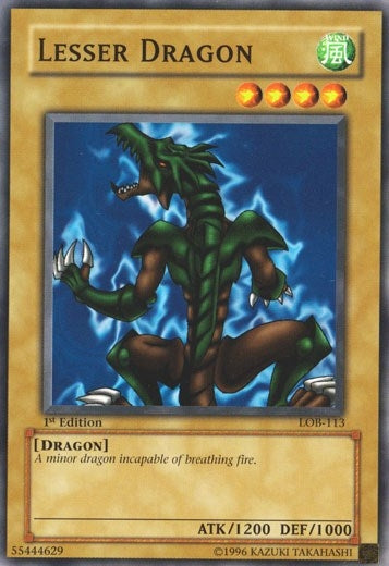 Lesser Dragon (LOB-113) [LOB]