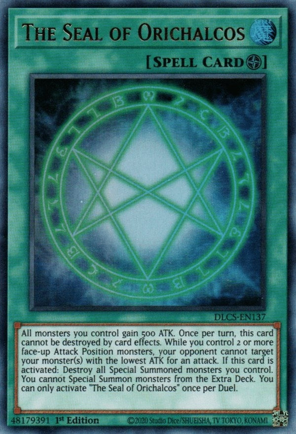 The Seal of Orichalcos (DLCS-EN137) [DLCS]