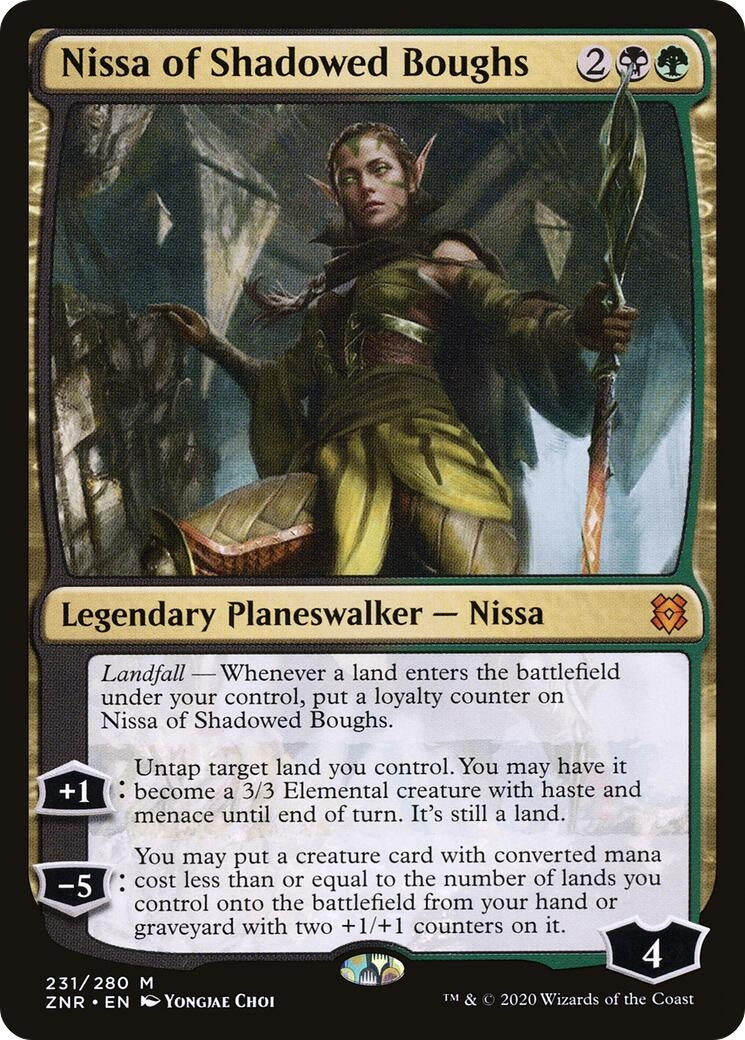 Nissa of Shadowed Boughs (231) [ZNR]