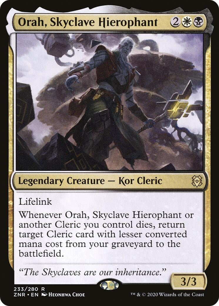 Orah, Skyclave Hierophant [Zendikar Rising]