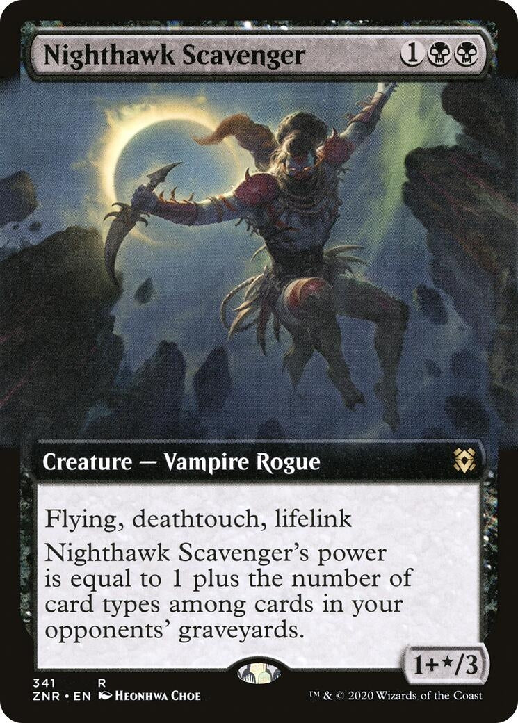 Nighthawk Scavenger Extended Art (341) [ZNR]