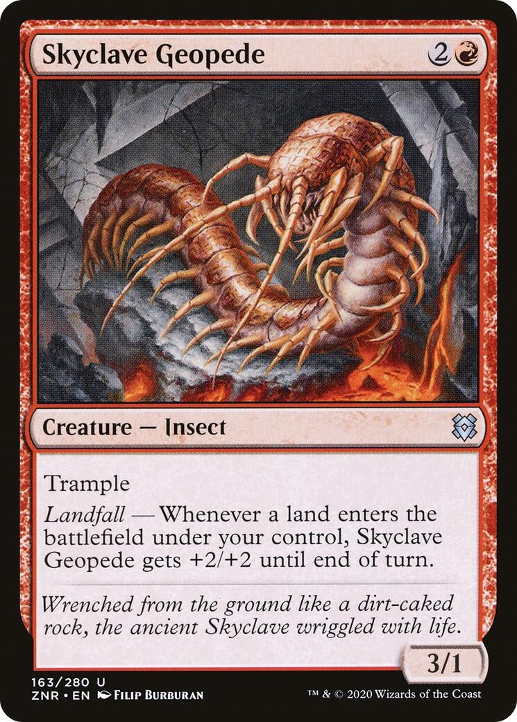 Skyclave Geopede [Zendikar Rising]