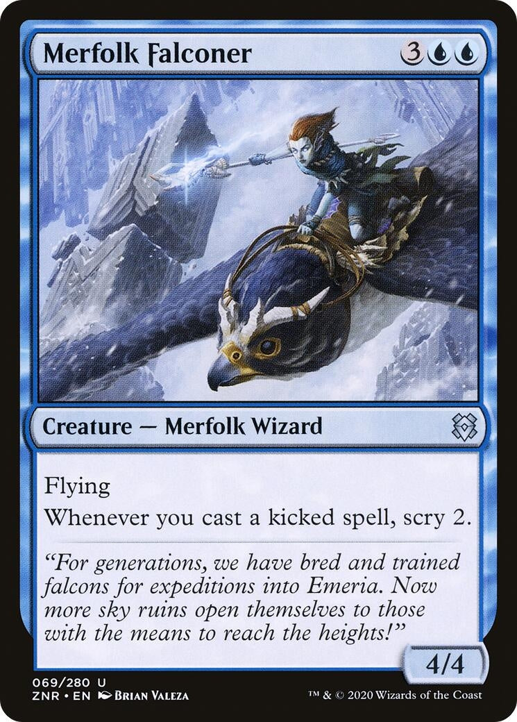 Merfolk Falconer (69) [ZNR]