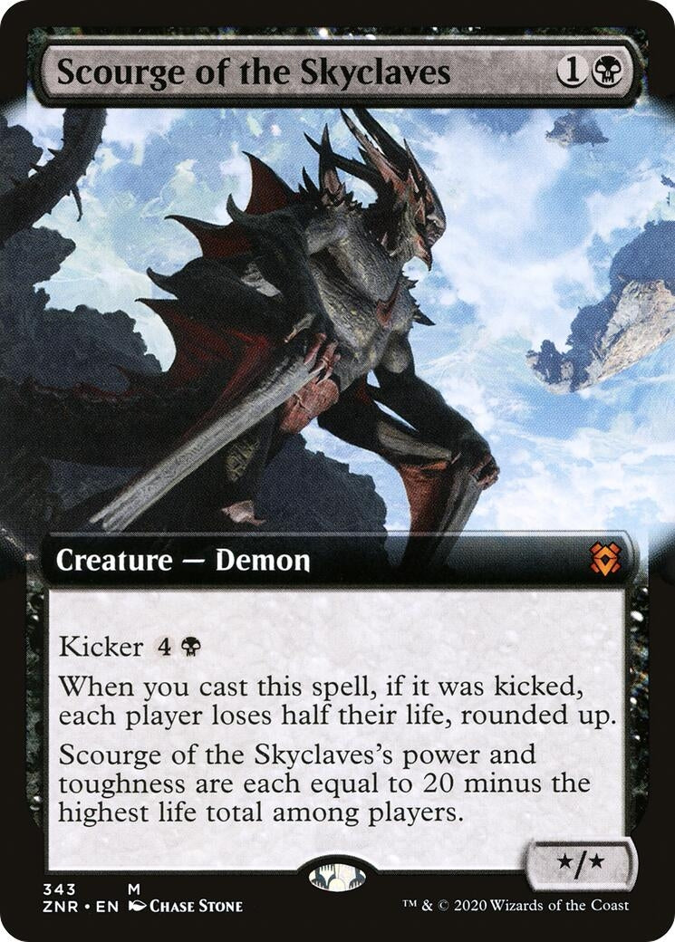 Scourge of the Skyclaves Extended Art (343) [ZNR]