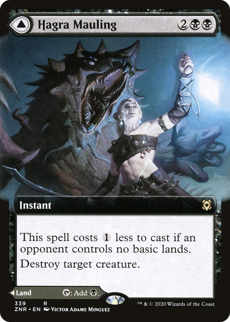 Hagra Mauling Extended Art (339) [ZNR]