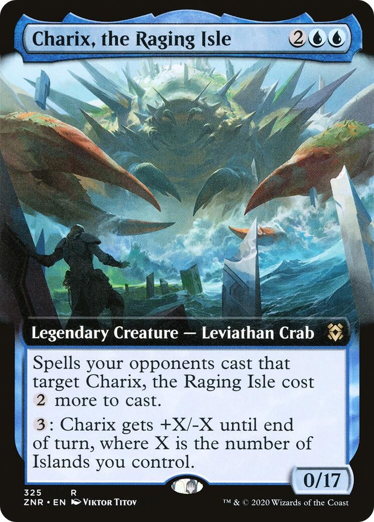 Charix the Raging Isle Extended Art (325) [ZNR]