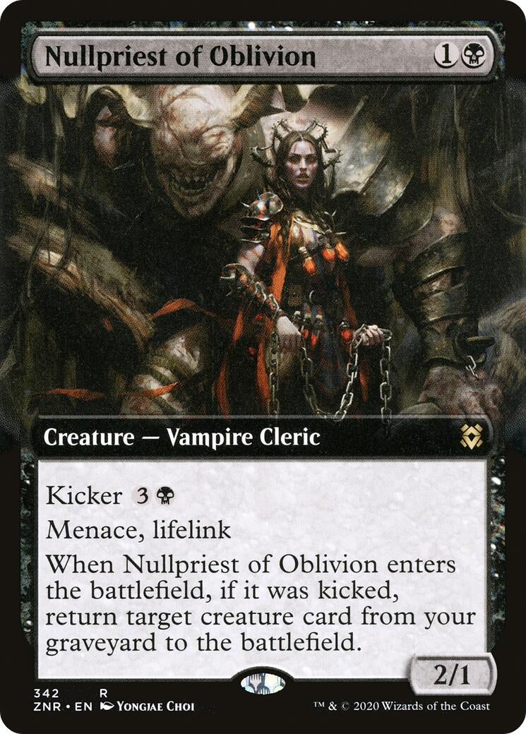 Nullpriest of Oblivion Extended Art (342) [ZNR]