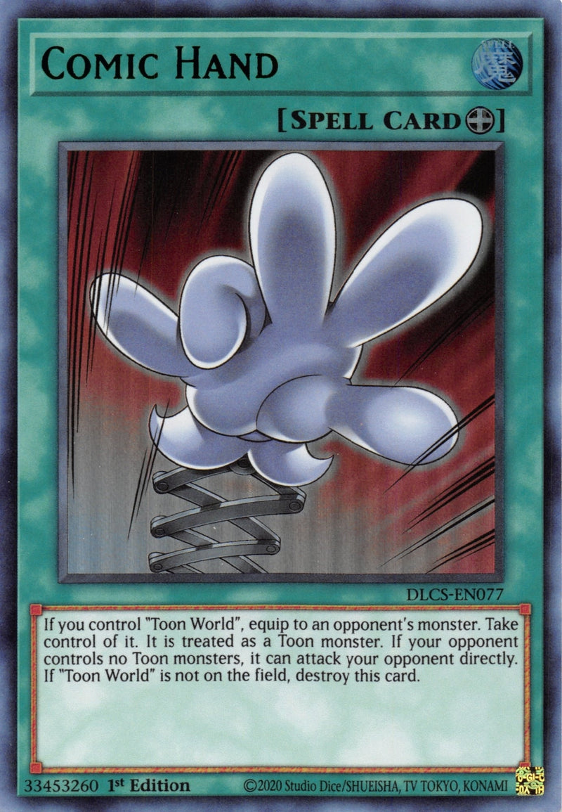 Comic Hand Green (DLCS-EN077) [DLCS]