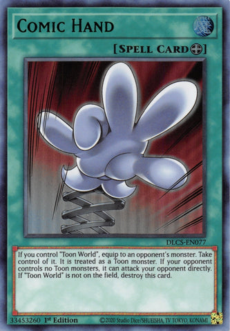 Comic Hand Green (DLCS-EN077) [DLCS]