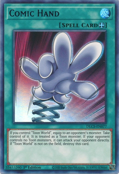 Comic Hand Purple (DLCS-EN077) [DLCS]