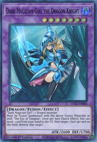 Dark Magician Girl the Dragon Knight Purple (DLCS-EN006) [DLCS]