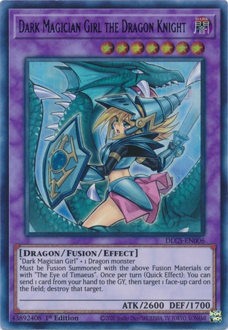 Dark Magician Girl the Dragon Knight Alternate Art Purple (DLCS-EN006) [DLCS]