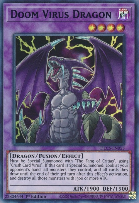 Doom Virus Dragon Purple (DLCS-EN055) [DLCS]
