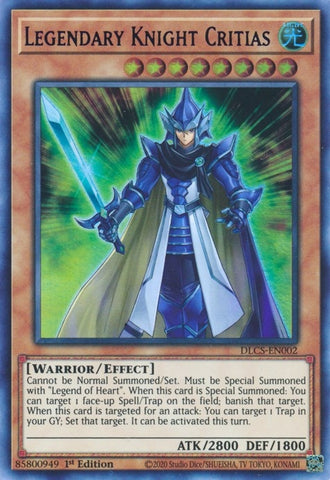 Legendary Knight Critias Blue (DLCS-EN002) [DLCS]