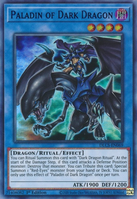 Paladin of Dark Dragon Blue (DLCS-EN069) [DLCS]