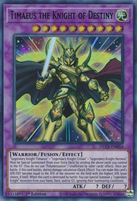 Timaeus the Knight of Destiny Purple (DLCS-EN054) [DLCS]