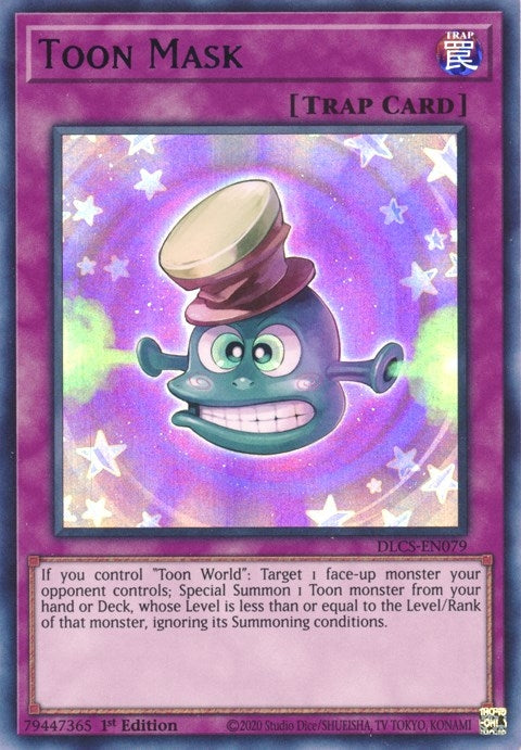Toon Mask Purple (DLCS-EN079) [DLCS]
