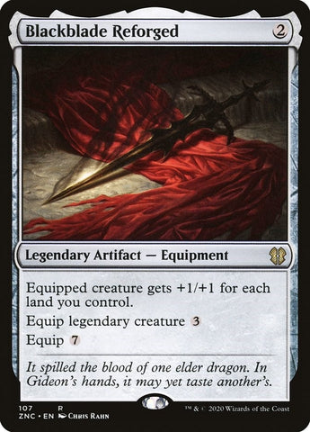 Blackblade Reforged [Zendikar Rising Commander]