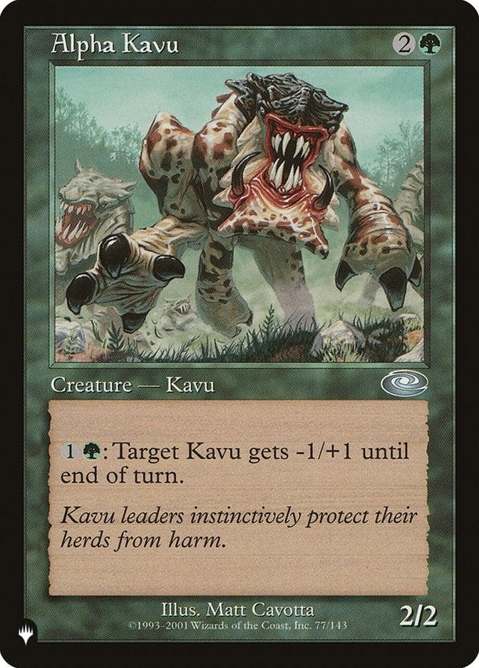 Alpha Kavu (77) [LIST]