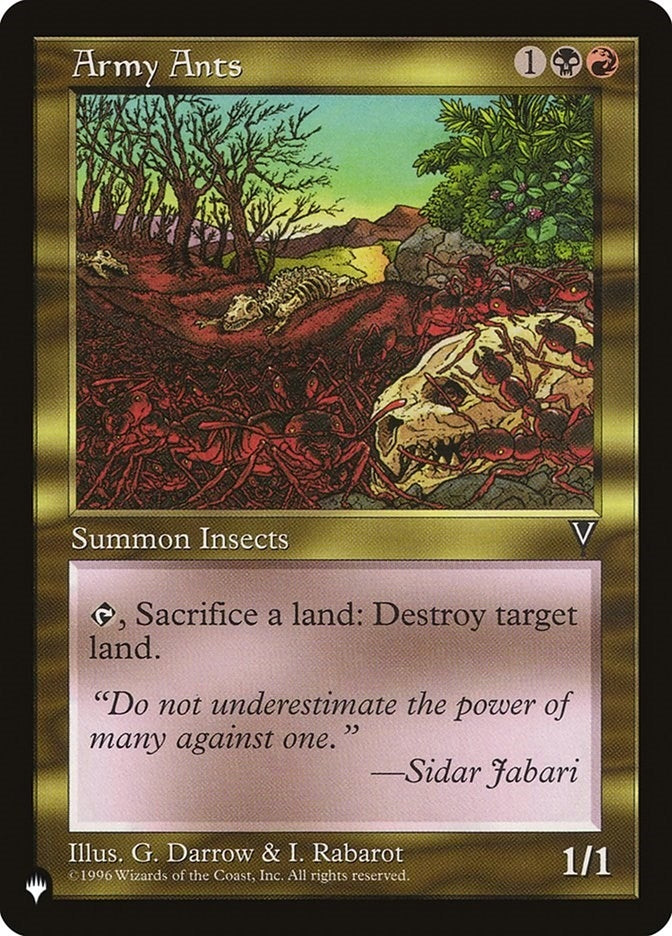 Army Ants [LIST]