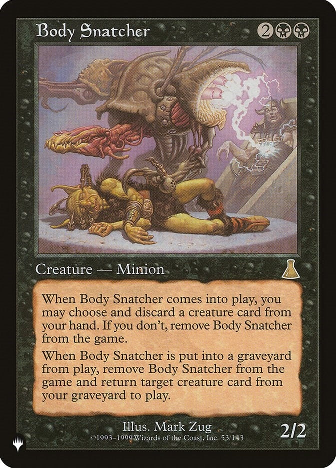 Body Snatcher (53) [LIST]