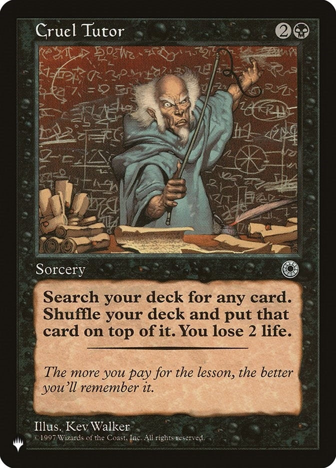 Cruel Tutor [LIST]