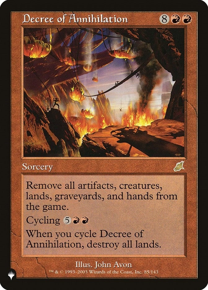 Decree of Annihilation (85) [LIST]
