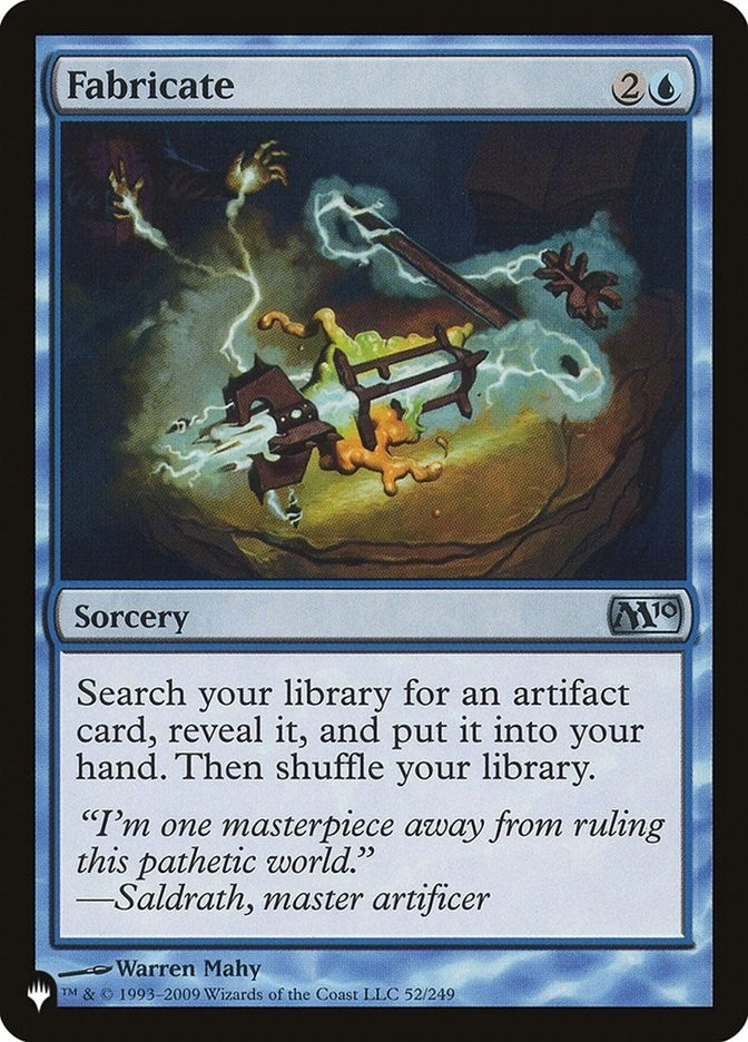 Fabricate (52) [LIST]