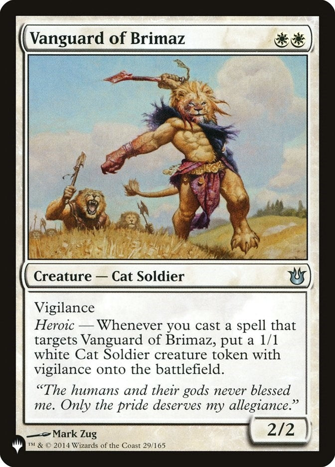 Vanguard of Brimaz (29) [LIST]