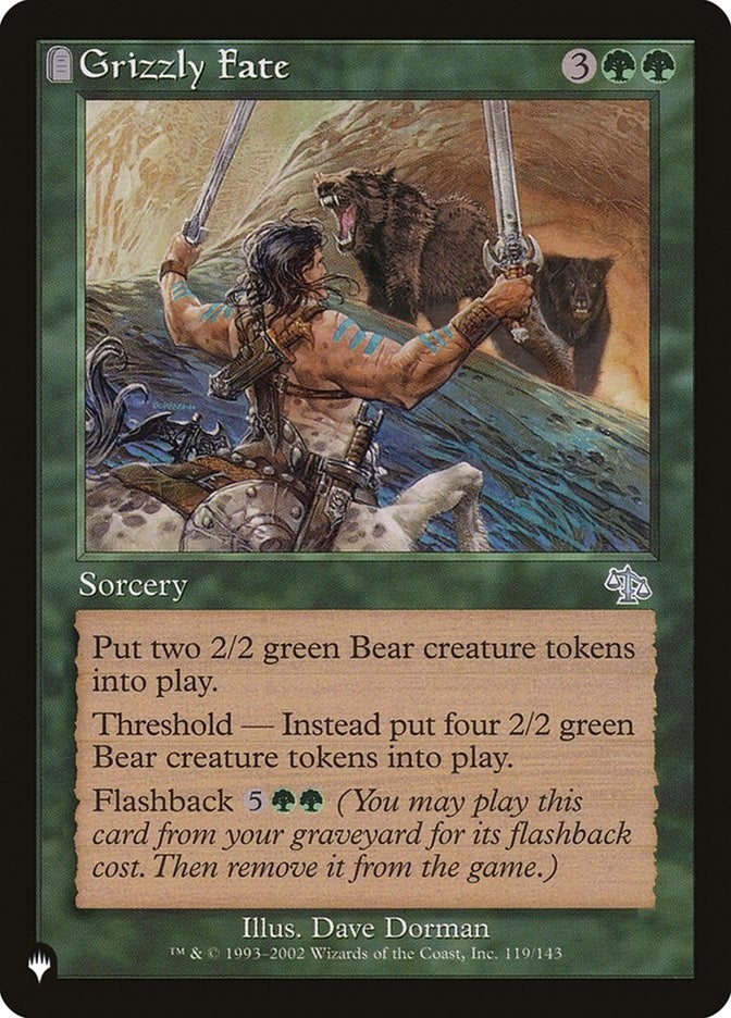 Grizzly Fate (119) [LIST]