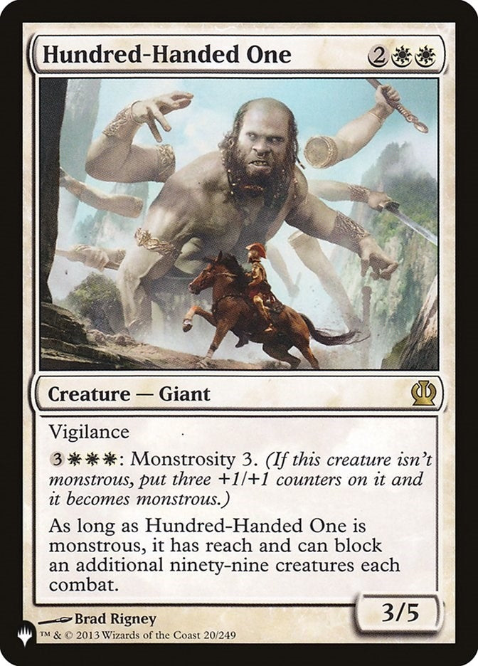 Hundred Handed One (20) [LIST]