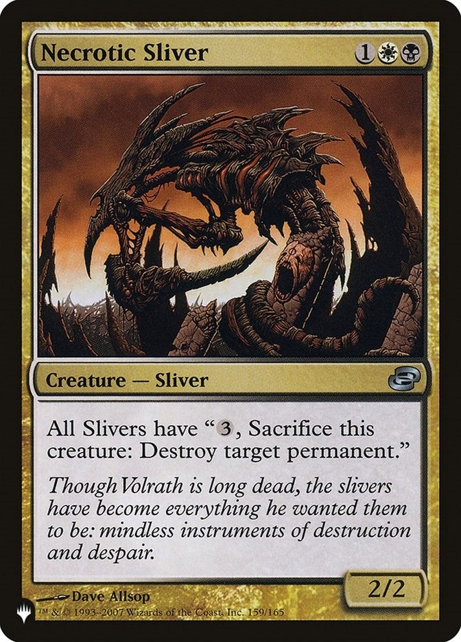 Necrotic Sliver (159) [LIST]