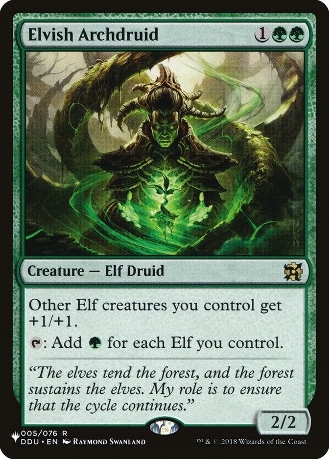 Elvish Archdruid (5) [LIST]