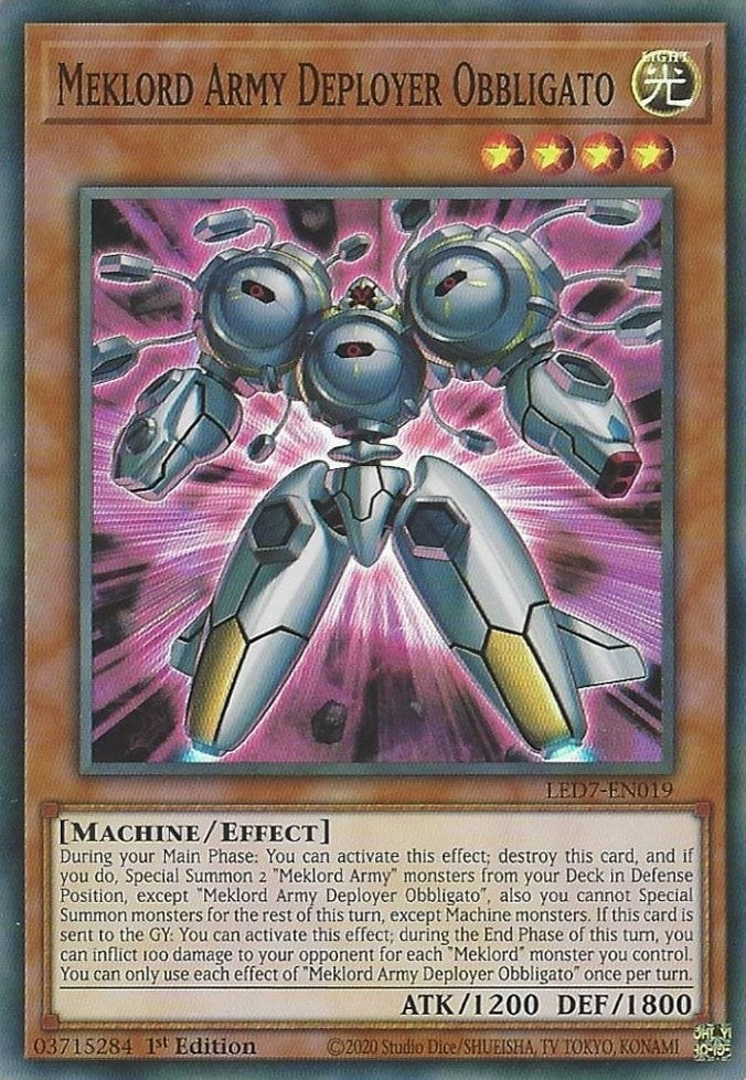 Meklord Army Deployer Obbligato (LED7-EN019) [LED7]