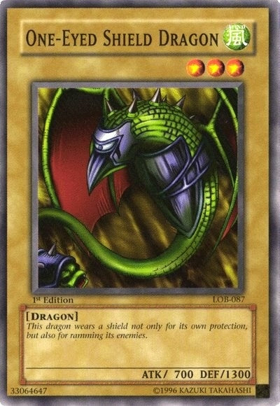 One Eyed Shield Dragon (LOB-087) [LOB]