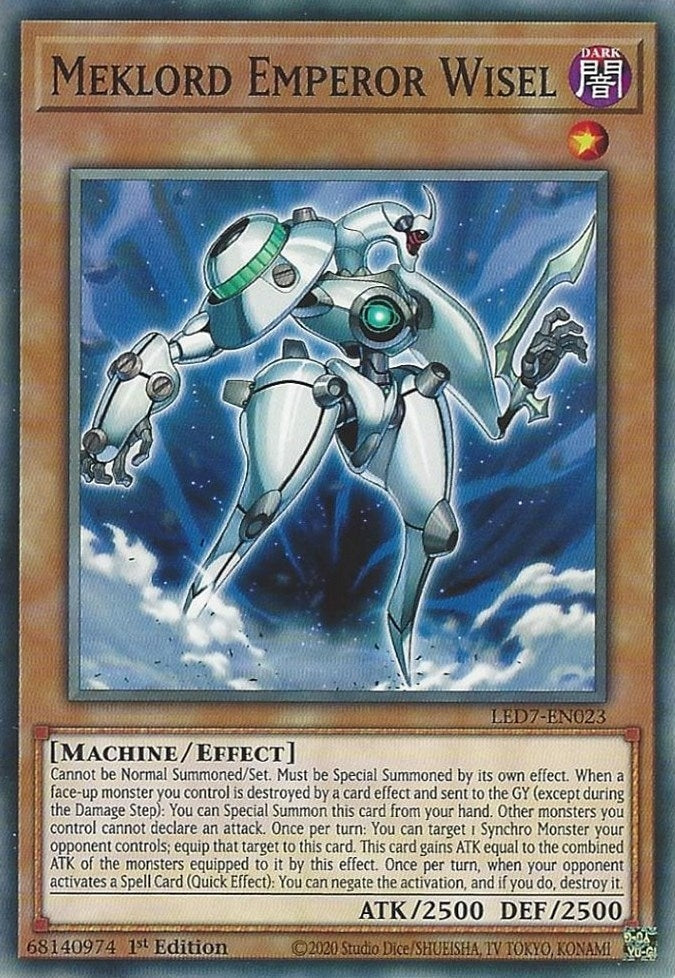 Meklord Emperor Wisel (LED7-EN023) [LED7]