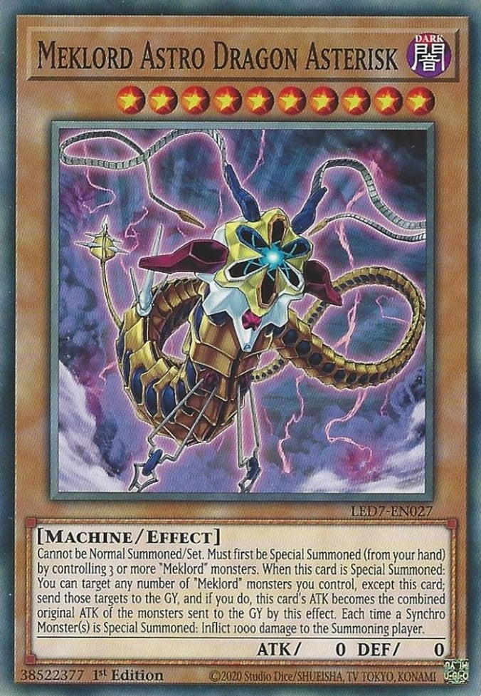 Meklord Astro Dragon Asterisk (LED7-EN027) [LED7]