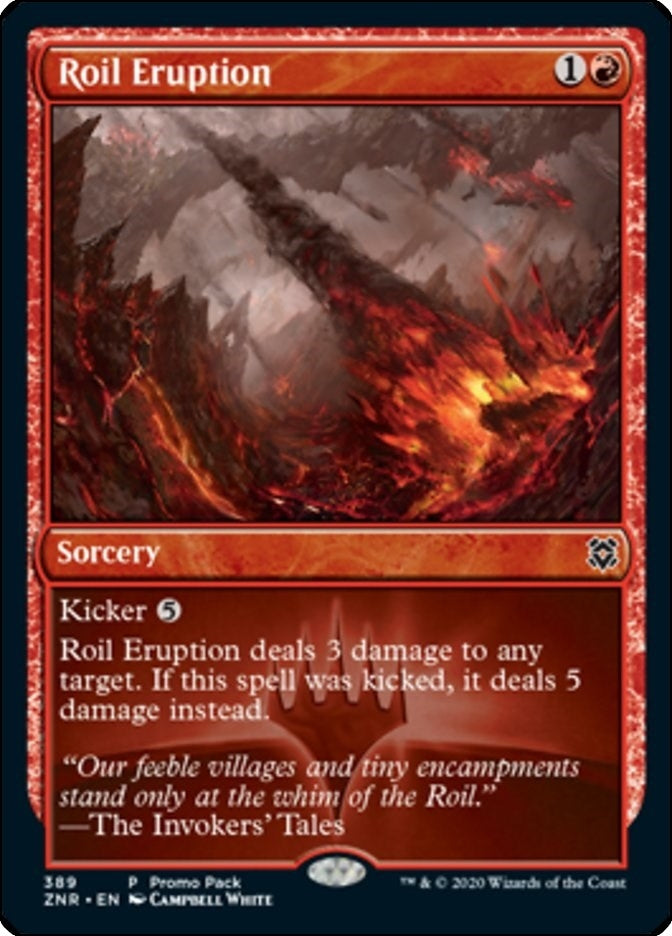 Roil Eruption (Promo Pack) [Zendikar Rising Promos]
