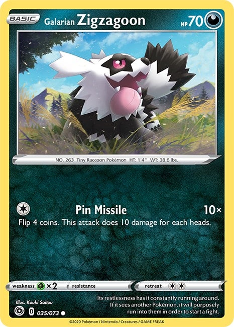 Galarian Zigzagoon (35/73) [CHP]