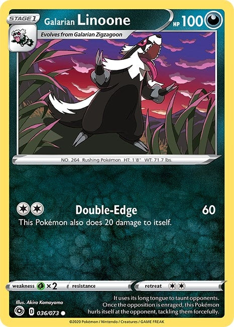 Galarian Linoone (36/73) [CHP]
